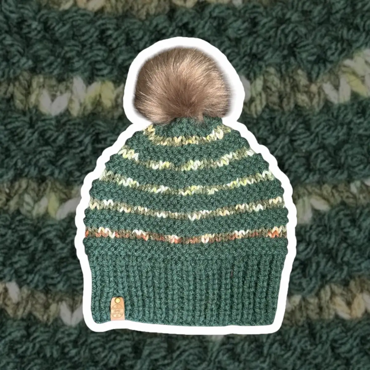 Bonnet classique homme kakimarron