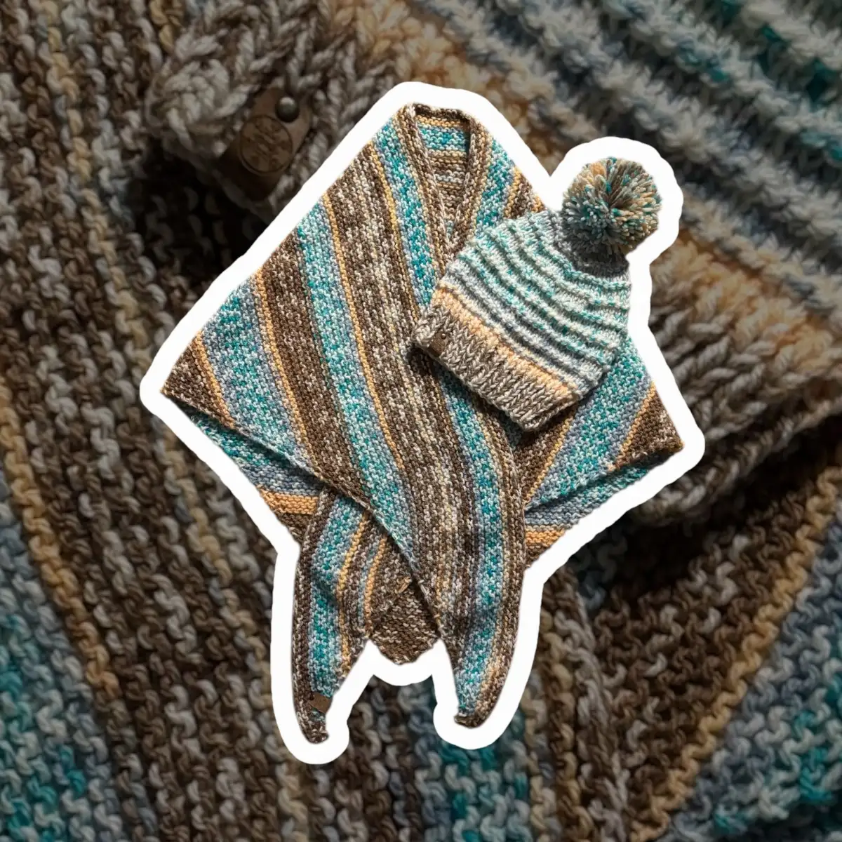 Ensemble Châle & Bonnet