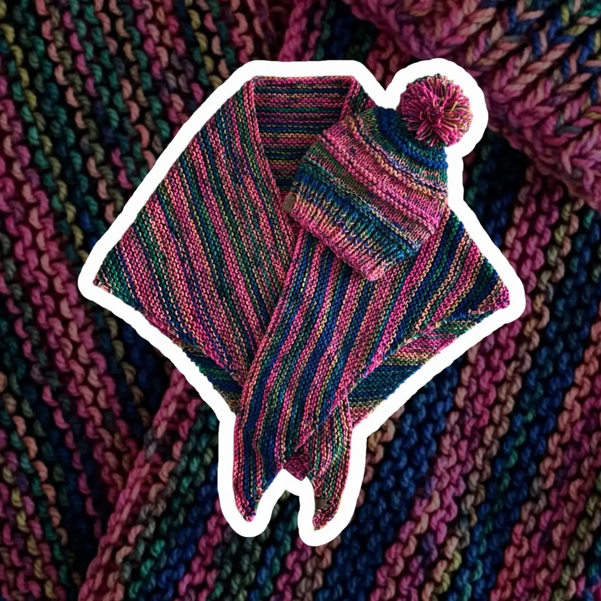 Ensemble châle et bonnet