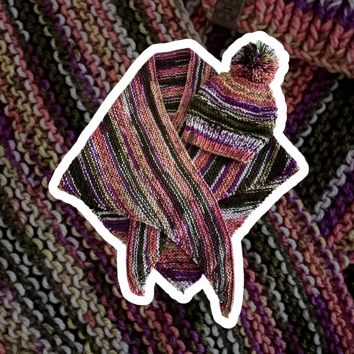 Ensemble châle et bonnet