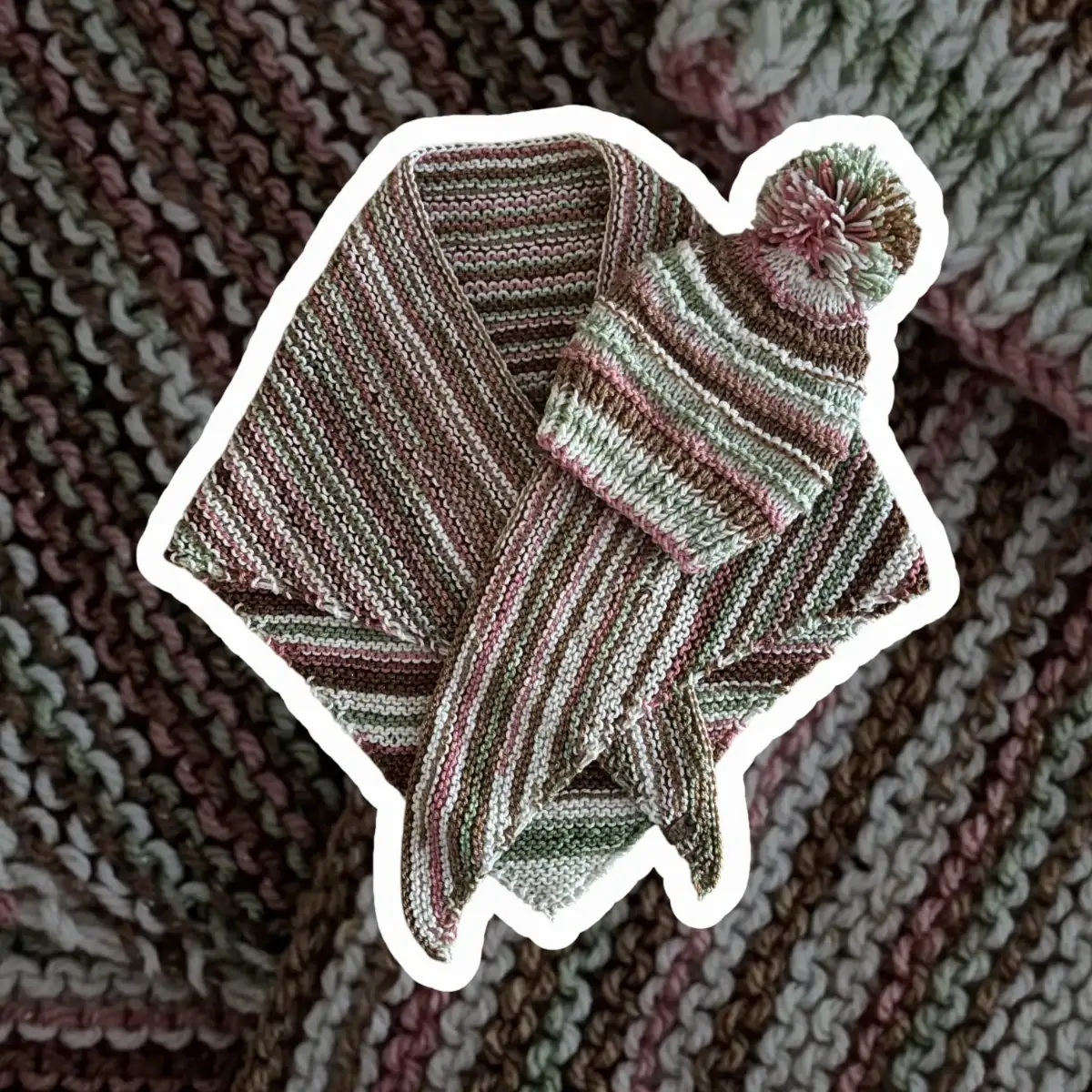 Ensemble châle et bonnet