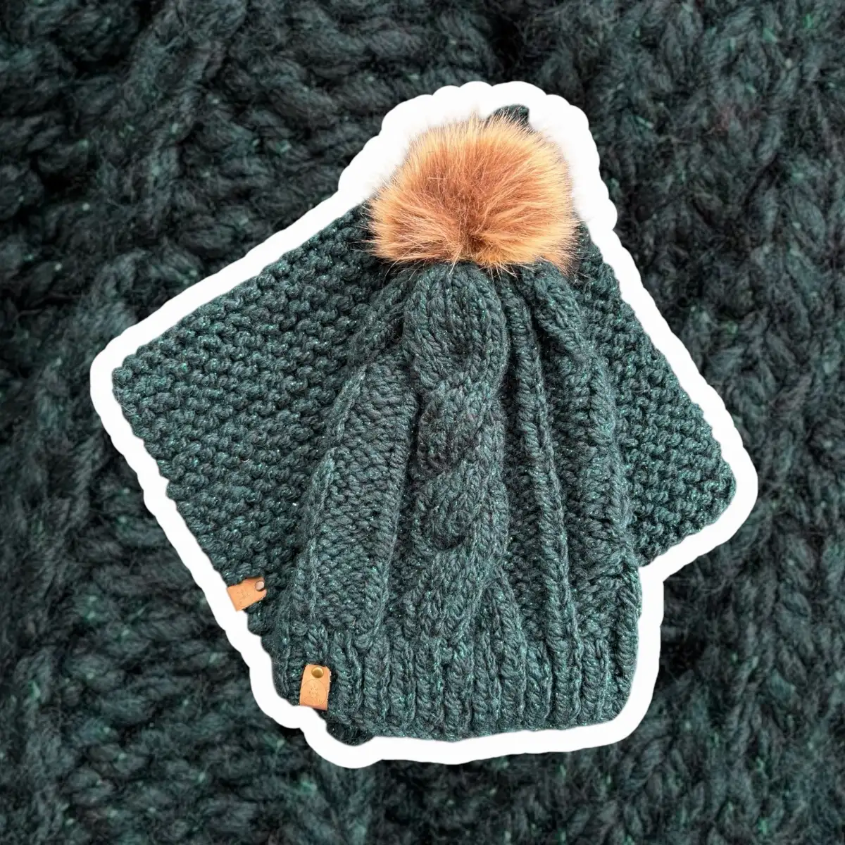 Ensemble bonnet et tour de cou